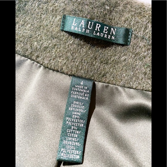 Ralph Lauren - Loden Green Wool Coat | New - Picture 7 of 7